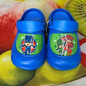 PJ Masks Kids Blue Clogs Shoes M 7/8